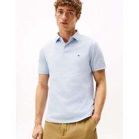 Tommy Hilfiger 1985 Cotton Rich Pique Polo Shirt Blue