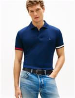 Tommy Hilfiger Pure Cotton Polo Shirt Navy