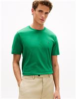 Tommy Hilfiger Pure Cotton Crew Neck T-Shirt Green