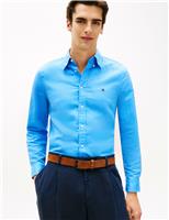 Regular Fit Linen Blend Shirt