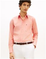 Tommy Hilfiger Slim Fit Cotton Rich Oxford Shirt Pink