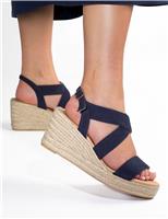 Suede Wedge Espadrilles