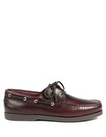 Leather Lace Up Boat Shoes