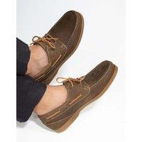 Jones Bootmaker Wide Fit Leather Boat Shoes Taupe