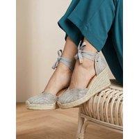 Jones Bootmaker Strappy Wedge Espadrilles Multi