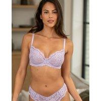 Pour Moi Fleur Lace Wired Balcony Bra (B-G) Lilac