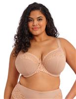 Elomi Tiernie Lace Wired Plunge Bra (DD-K) Nude