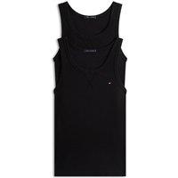 Tommy Hilfiger 2 Pack Original Cotton Rich Vests Black