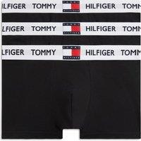 Tommy Hilfiger 3 Pack Cotton Rich Trunks Black