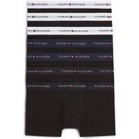 Tommy Hilfiger 7 Pack Signature Cotton Rich Trunks White Mix
