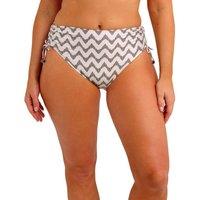 Fantasie Vanuatu Geometric High Waisted Bikini Bottoms Cream Mix