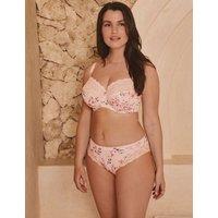Fantasie Lucia Lace Floral Wired Side Support Bra (D-J) Light Pink Mix