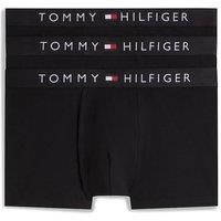 Tommy Hilfiger 3 Pack Original Cotton Rich Trunks Black