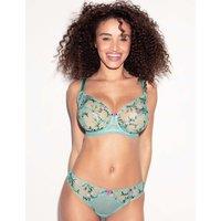 Freya Love Crush Floral Embroidered Briefs Aqua Mix