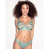 Freya Love Crush Floral Wired Plunge Bra D-H Aqua Mix
