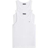 Tommy Hilfiger 2 Pack Original Cotton Rich Vests White