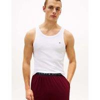 Tommy Hilfiger 2 Pack Original Cotton Rich Vests White