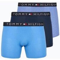 Tommy Hilfiger 3 Pack Cotton Boxer Briefs Blue Mix