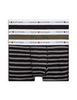 Tommy Hilfiger 3 Pack Signature Cotton Rich Trunks Green Mix