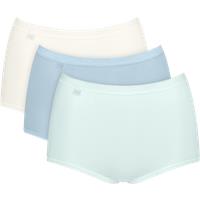 Sloggi 3 Pack Basic+ Cotton Rich Briefs Grey