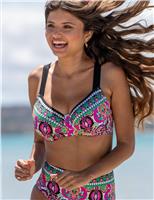 Maldives Wired Ring Detail Bikini Top C-G
