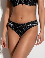 Getaway Polka Dot Frill Bikini Bottoms