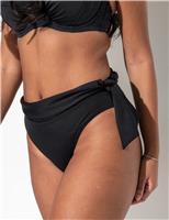 St Kitts Tie Detail Roll Top Bikini Bottoms