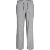 JACK & JONES Linen Rich Drawstring Chinos Blue Mix