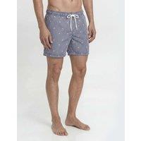 JACK & JONES Striped Swim Shorts Navy Mix