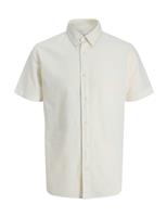JACK & JONES Regular Fit Cotton Rich Short Sleeve Shirt White