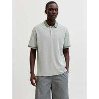 JACK & JONES Cotton Blend Polo Shirt Dark Navy