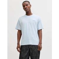 JACK & JONES Pure Cotton T-Shirt Light Blue
