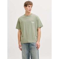 JACK & JONES Pure Cotton Originals Studio T-Shirt Green Mix
