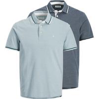 JACK & JONES 2 Pack Pure Cotton Polo Shirts Multi
