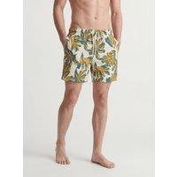 JACK & JONES Floral Seersucker Swimming Shorts Cream Mix