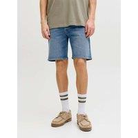 JACK & JONES Cotton Rich Denim Shorts Blue Denim