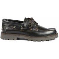 Jones Bootmaker Leather Slip On Loafers Dark Brown