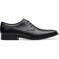 Clarks Wide Fit Leather Derby Shoes Black