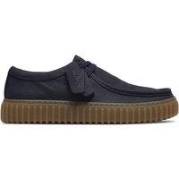 Clarks Torhill Lo Leather Walking Shoes Navy