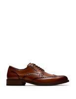 Clarks Wide Fit Leather Brogues Tan