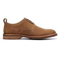Clarks Suede Derby Shoes Tan