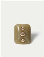 Studded Chunky Resin Ring
