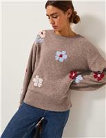 Floral Crew Neck Jumper
