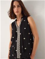 Embroidered Tank Top