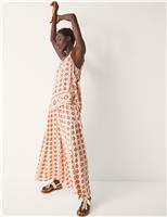 Floral Print Strappy Cami Top