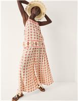 Floral Wide Leg Trousers