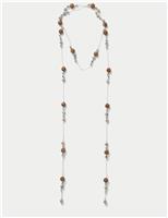 Natural Stone Wrap Around Necklace