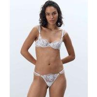 Bluebella Gabriella Floral Briefs White