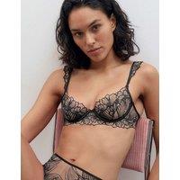 Bluebella Amarosa Embroidery Wired Full Cup Bra (A-E) Black