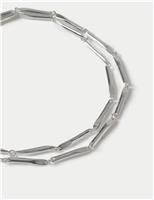 Diamond Chain Multirow Necklace